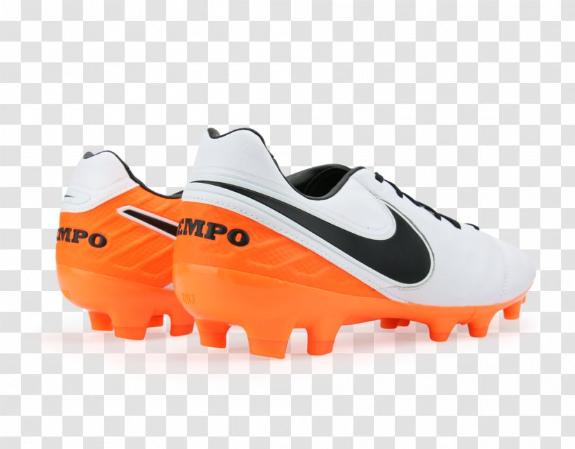 Cleat Sports Shoes Sportswear Brand - Reflect Orange Nike Soccer Ball Black And White Transparent PNG