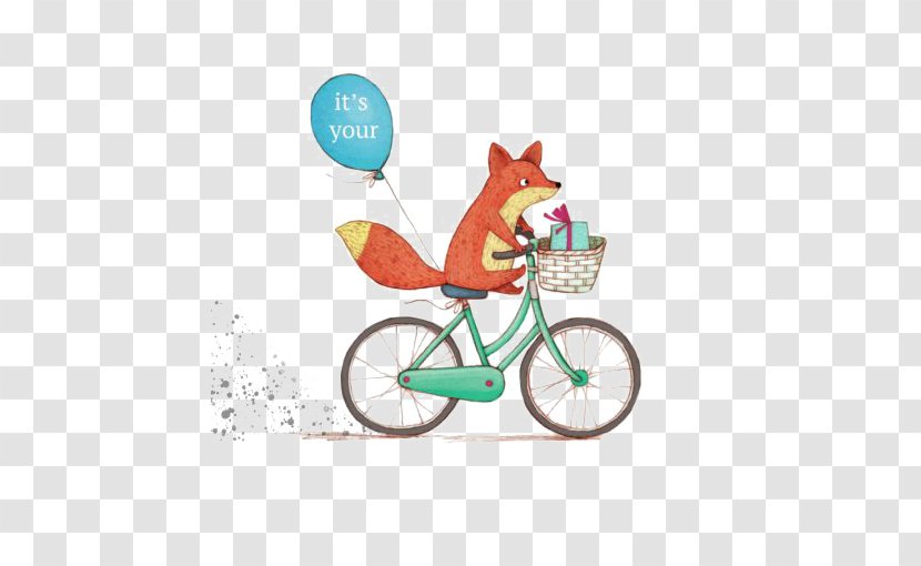 Cartoon Illustration - Art - Fox Transparent PNG