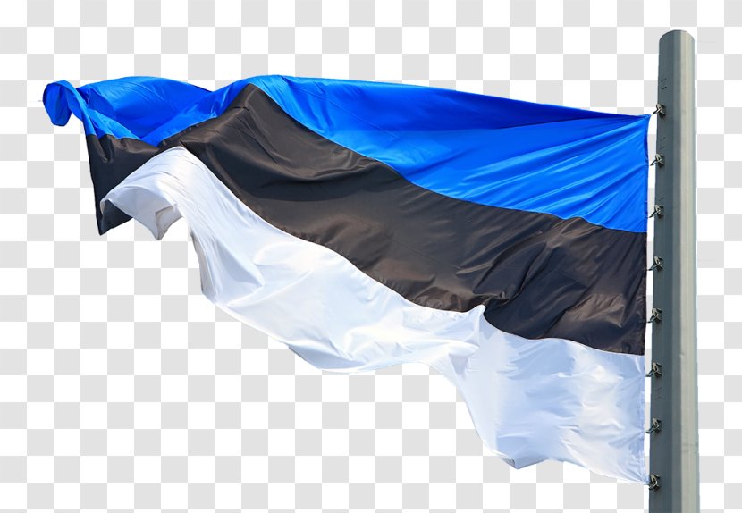 Flag Of Estonia National - Blue Transparent PNG