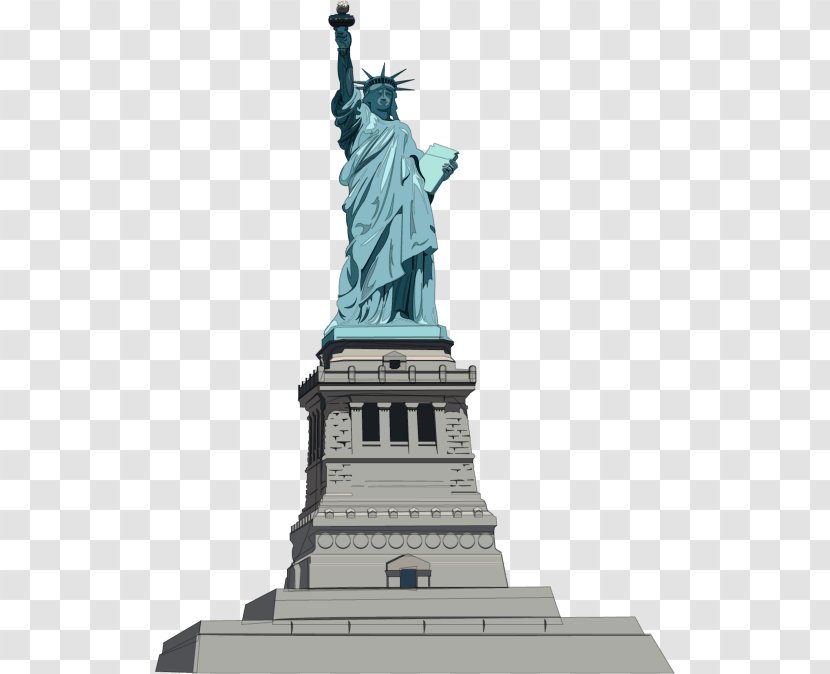 Statue Of Liberty National Monument New York Harbor Clip Art - Drawing Transparent PNG