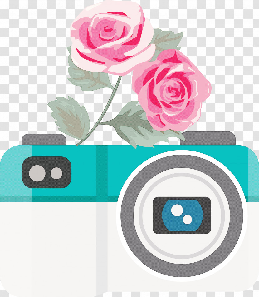 Camera Flower Transparent PNG