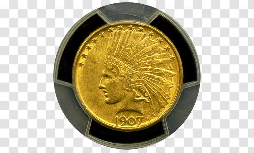 Gold Coin Indian Head Pieces Cent - As An Investment Transparent PNG