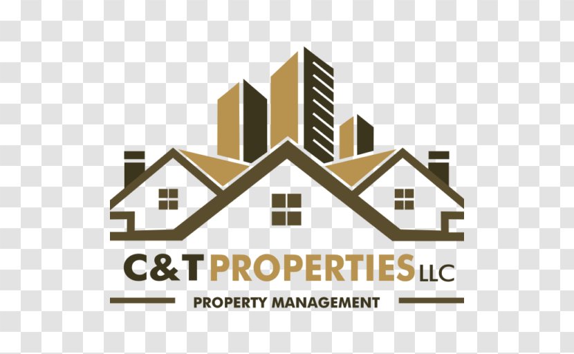 C&T Property Management Logo Real Estate - Commercial - House Transparent PNG