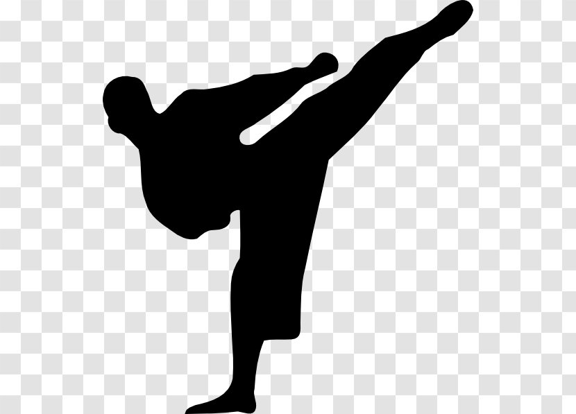 Karate Kickboxing Martial Arts Clip Art - Symbol Transparent PNG