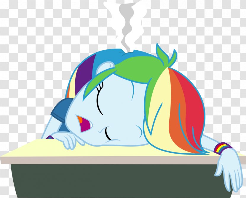 Rainbow Dash Pony Pinkie Pie Twilight Sparkle Rarity - Frame - Snoring Transparent PNG