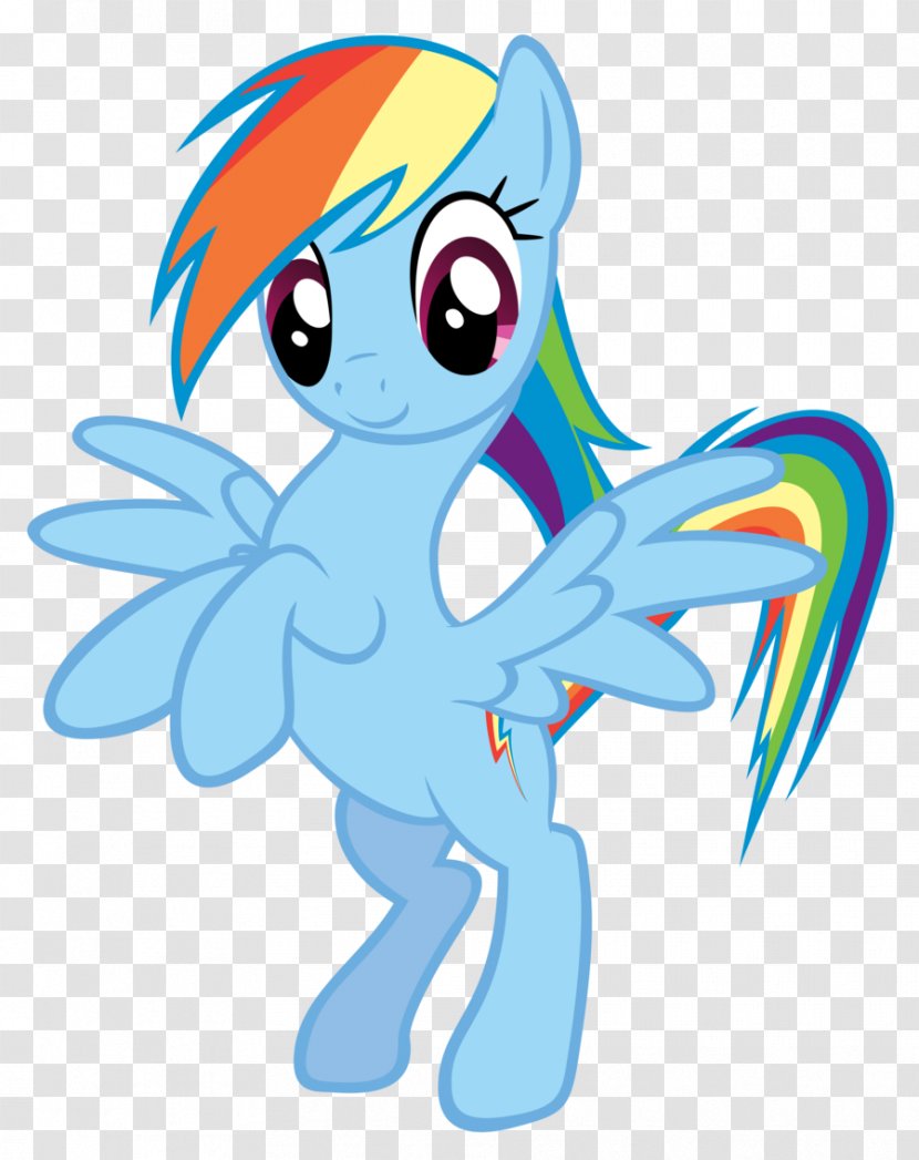 Rainbow Dash My Little Pony Applejack Rarity - Silhouette Transparent PNG