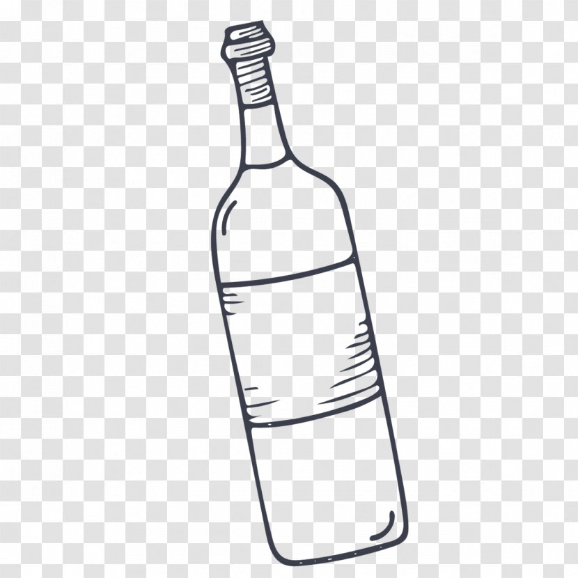 Red Wine Beer Glass Bottle Transparent PNG