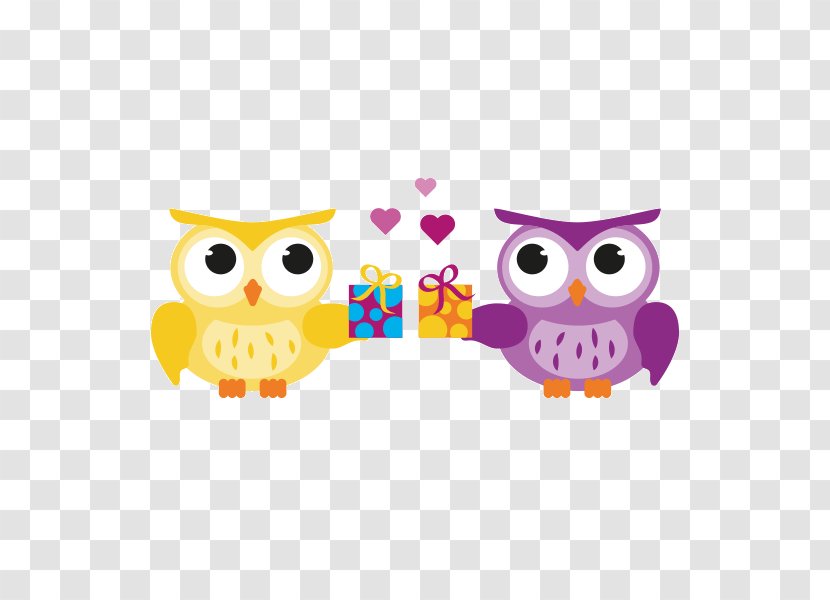 Owl Gift Clip Art - Beak Transparent PNG