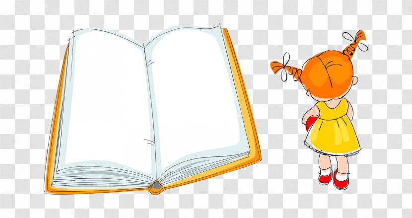 Illustration Image Book - Orange - Cal Libros Transparent PNG