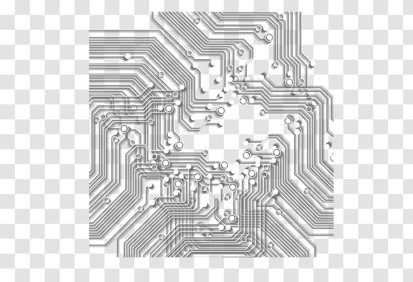 Download Structure Maze Pattern - Symmetry - Science And Technology Shading Transparent PNG
