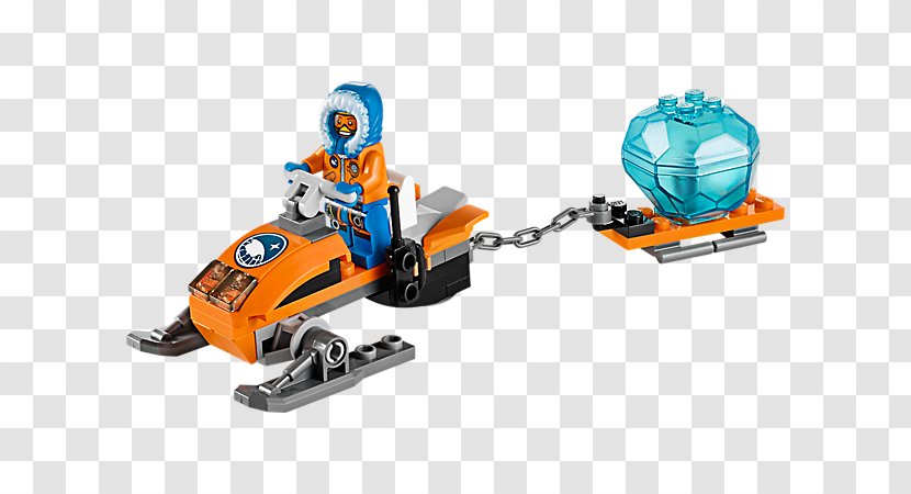 Amazon.com Lego City LEGO 60032 Arctic Snowmobile Minifigure - Vehicle - Toy Transparent PNG