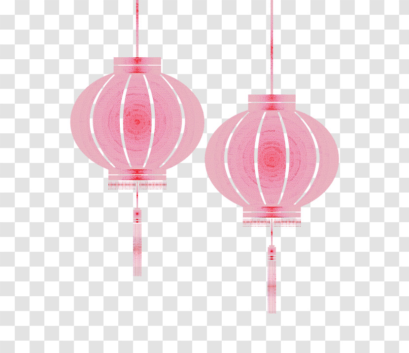 Pink Lighting Lantern Magenta Light Fixture Transparent PNG