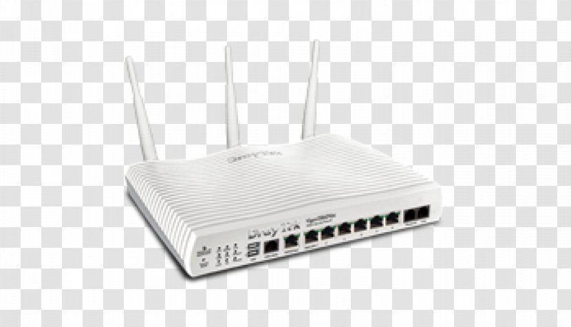 Draytek Vigor 2860LN Router Wide Area Network G.992.5 - Electronics - 2860ln Transparent PNG
