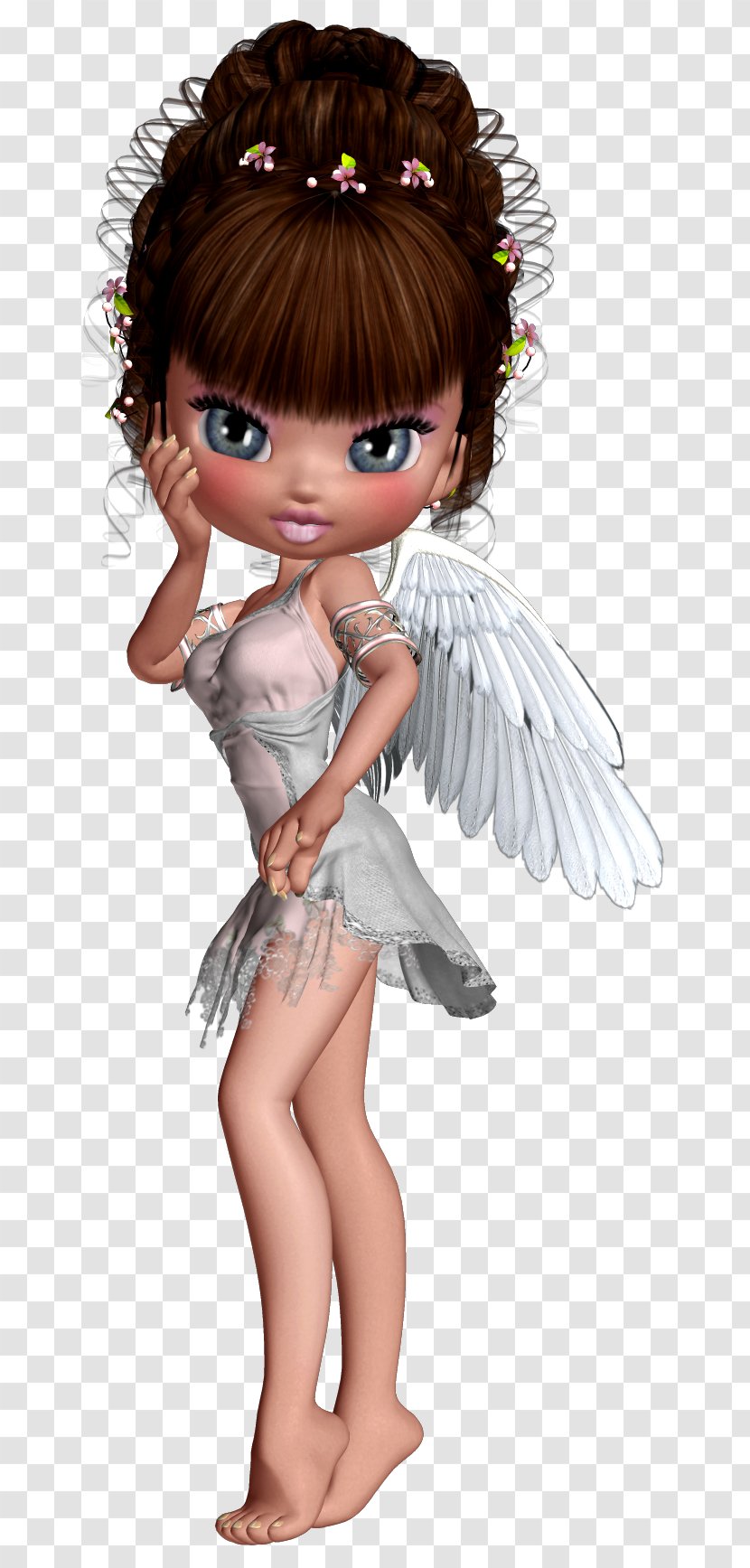 3D Computer Graphics Cartoon Angel Animation Modeling - Tree - Cute Little Clipart Transparent PNG