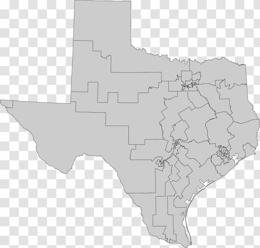 Texas United States Congress House Of Representatives Map Congressional District - Election Transparent PNG