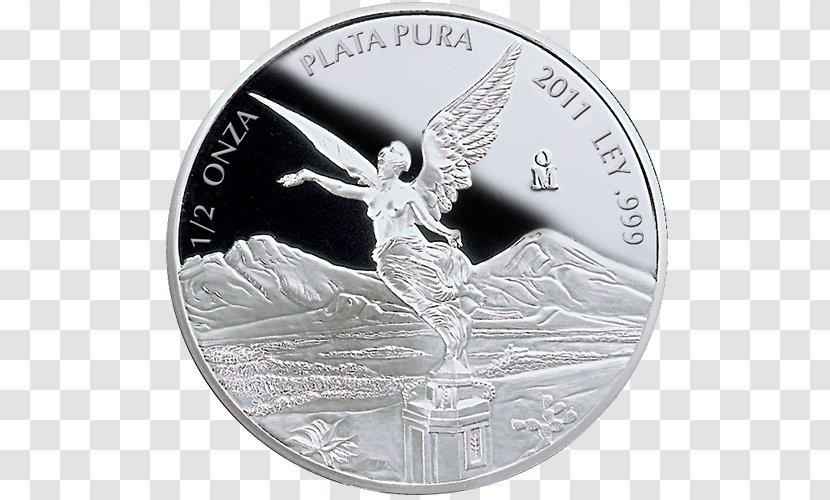 Mexico Libertad Ounce Silver Coin Transparent PNG