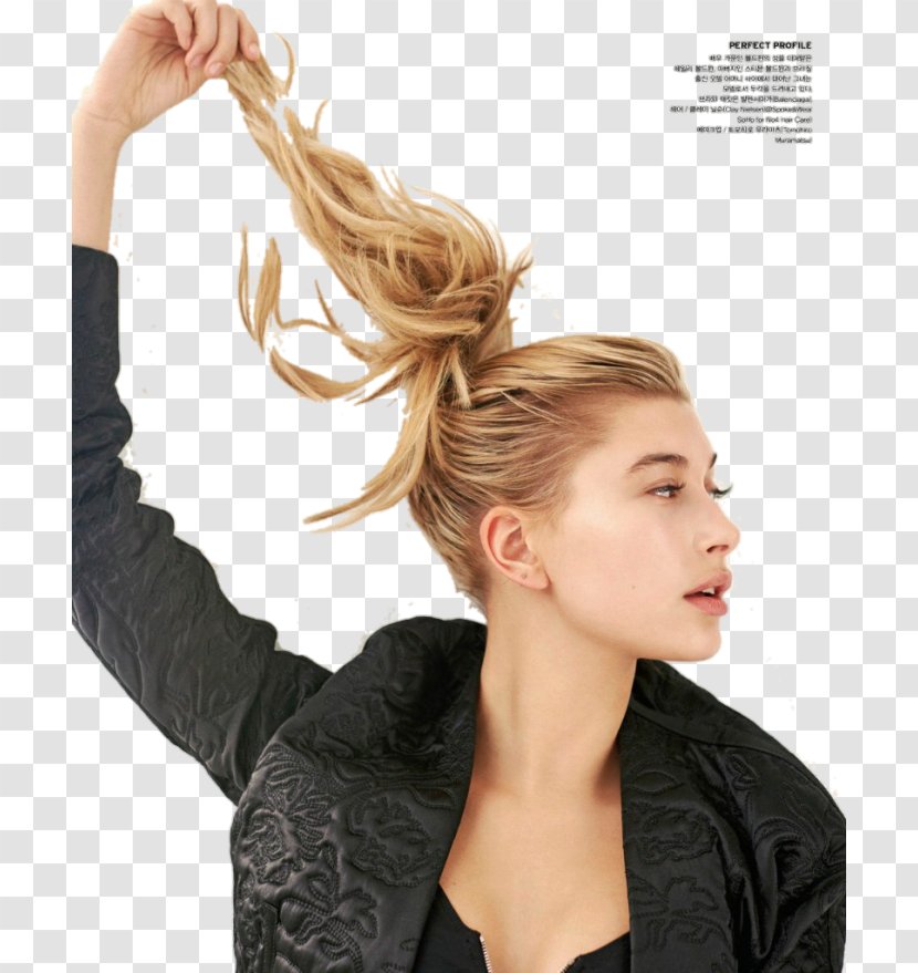 Hailey Baldwin Vogue Model Magazine Maxim - Long Hair Transparent PNG