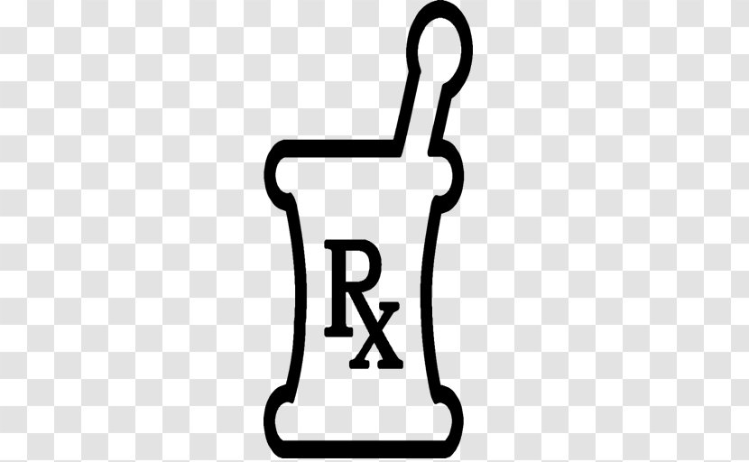 Mortar And Pestle Medical Prescription Pharmacy Clip Art - Area - RX Cliparts Transparent PNG