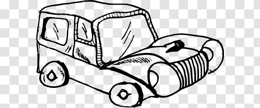 Cartoon Clip Art - Line - Car Image Transparent PNG