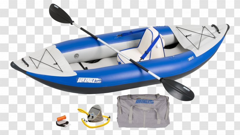 Kayak Sea Eagle Inflatable Paddling Paddle - Vehicle Transparent PNG