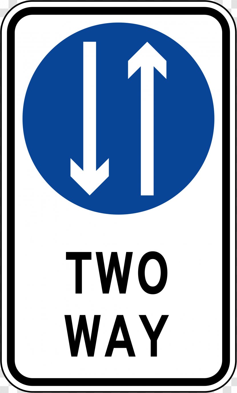 Philippines Traffic Sign Road - Oneway Transparent PNG