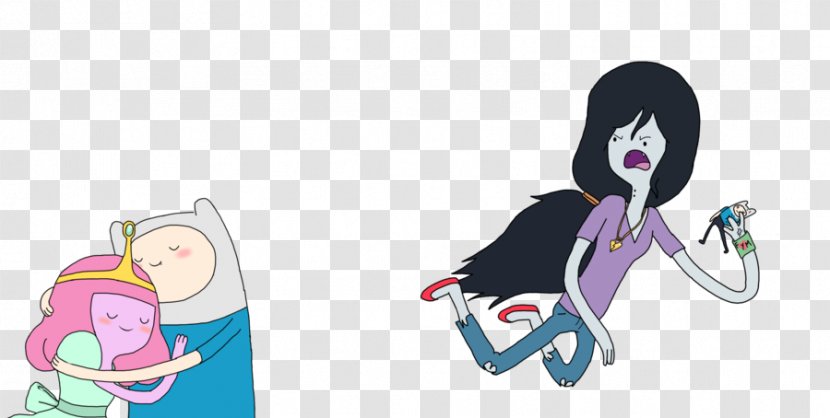 Marceline The Vampire Queen Princess Bubblegum Finn Human Art Cosplay - Watercolor Transparent PNG