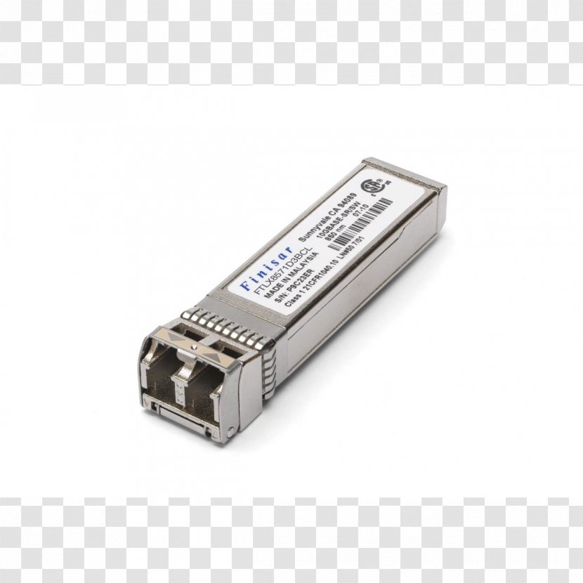 10 Gigabit Ethernet Small Form-factor Pluggable Transceiver Multi-mode Optical Fiber - Sim Cards Transparent PNG