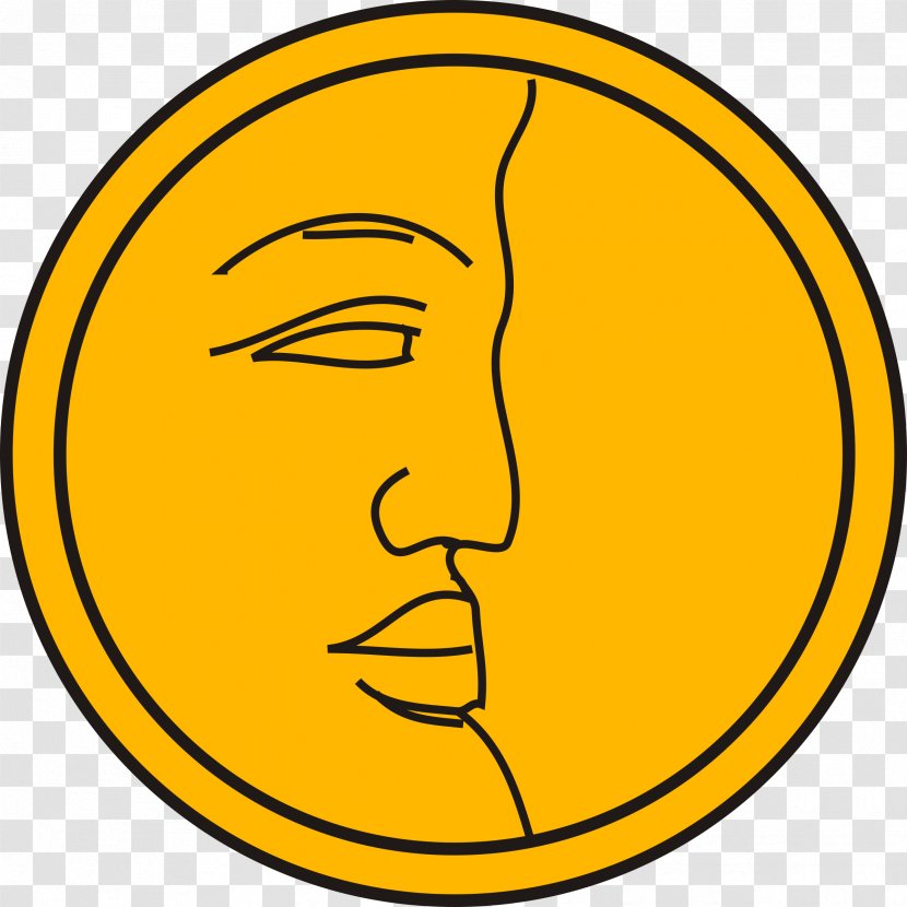 Moon Symbol Clip Art - Emoticon Transparent PNG