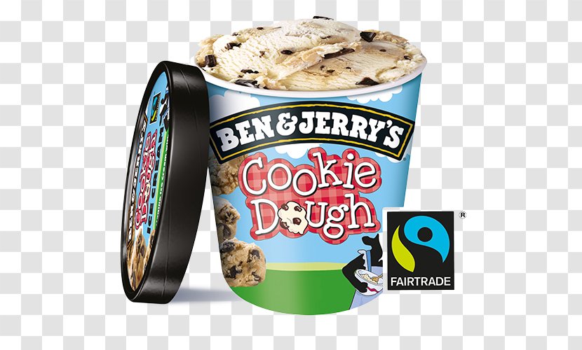 Chocolate Chip Cookie Dough Ice Cream Brownie Ben & Jerry's - Tree Transparent PNG