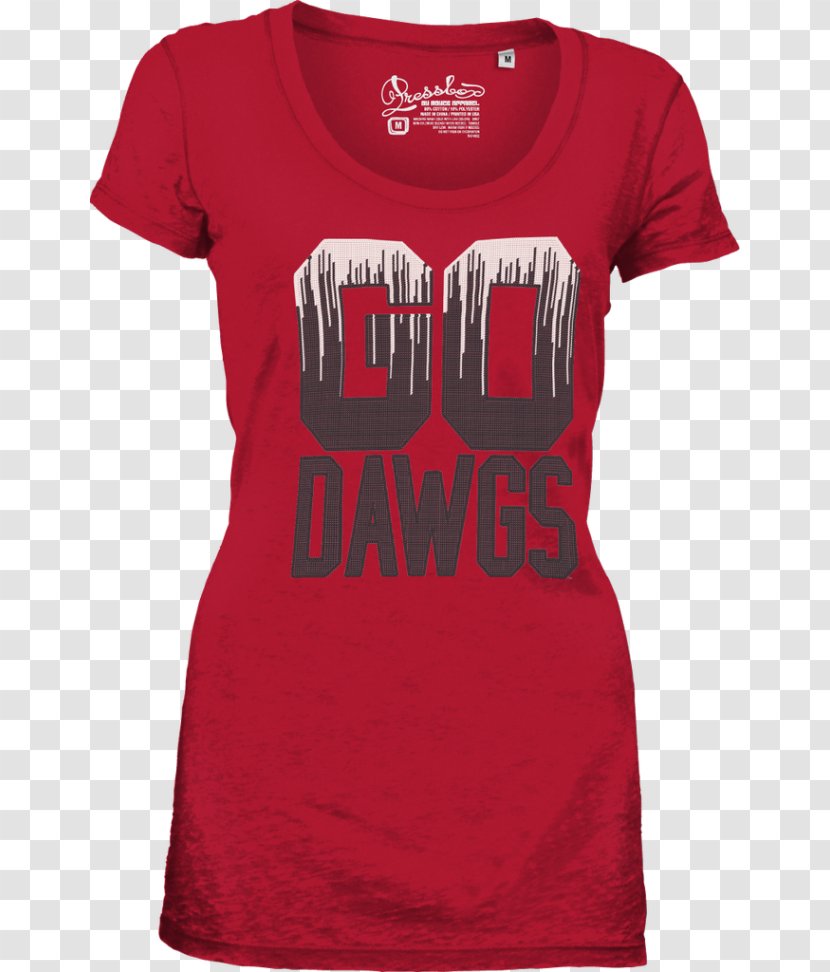 T-shirt University Of Georgia Bowling Shirt Sleeve - Uniform - Uga Go Dawgs Transparent PNG