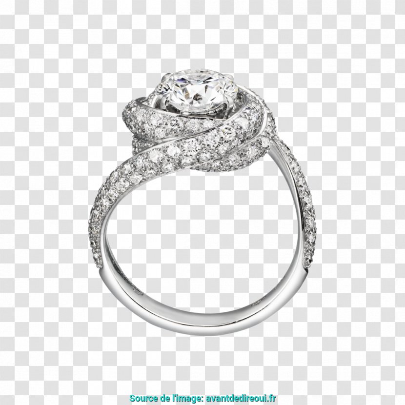 Engagement Ring Jewellery Cartier Solitaire Transparent PNG