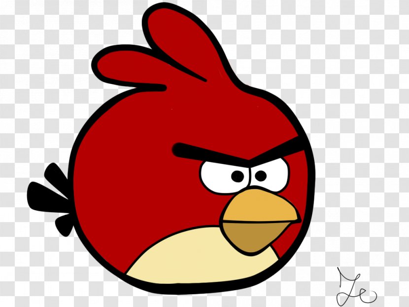 Angry Birds Cartoon Clip Art - Red Transparent PNG