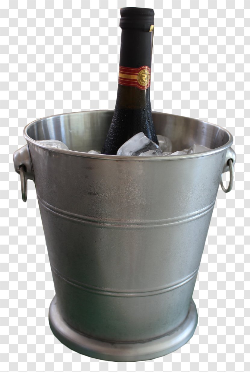 Wine Bottle Bucket - Drinkware Transparent PNG