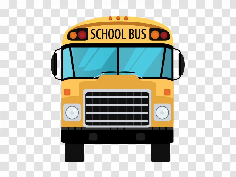 School Bus Clip Art - Public Transport - Schools Out Cartoon Transparent PNG