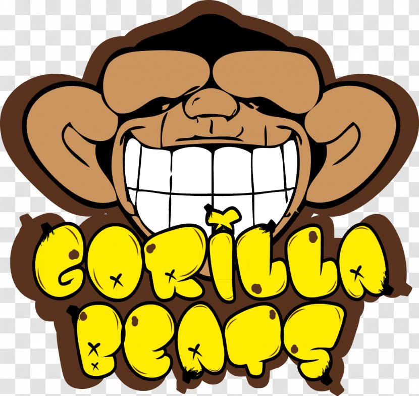 Gorilla Logo Clip Art - Brand - Cartoon Transparent PNG