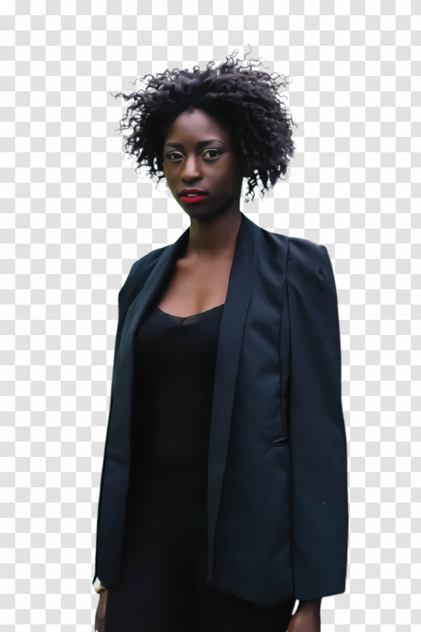 Hair Clothing Black Blazer Jacket - Afro Suit Transparent PNG