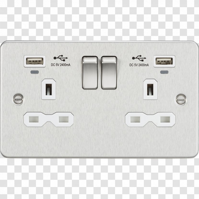 AC Power Plugs And Sockets Battery Charger Electrical Switches Adapter USB - Ac Socket Outlets Transparent PNG
