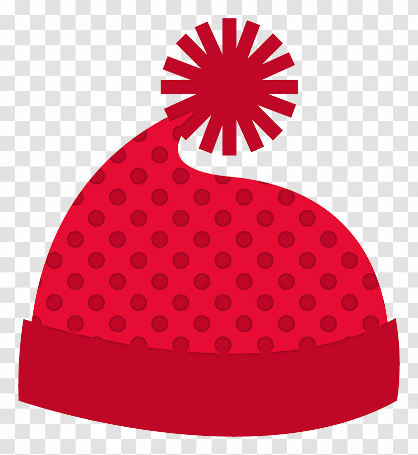 Red Beanie Cap Clothing Headgear Transparent PNG