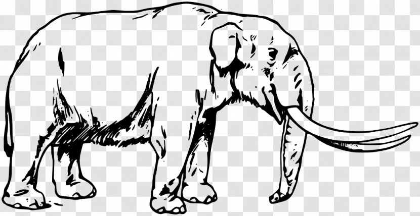 African Elephant Indian Quaternary Extinction Event Pleistocene Megafauna - Extinct Animals Transparent PNG