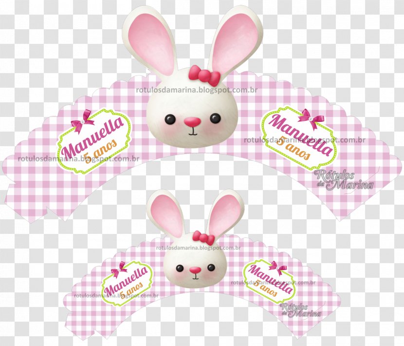 Easter Bunny Stuffed Animals & Cuddly Toys Font - Toy - Cupcake Wrapper Transparent PNG