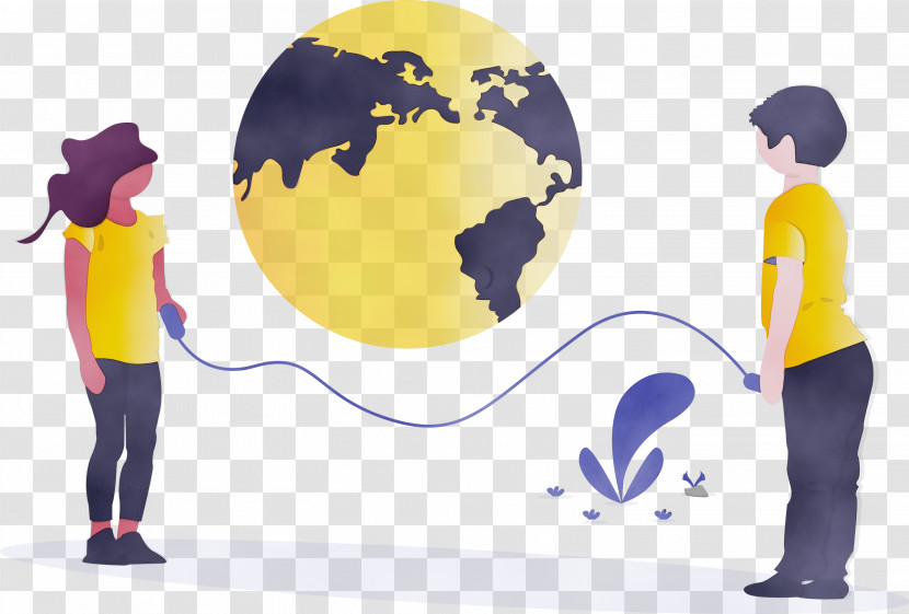 World Globe Gesture Earth Sharing Transparent PNG