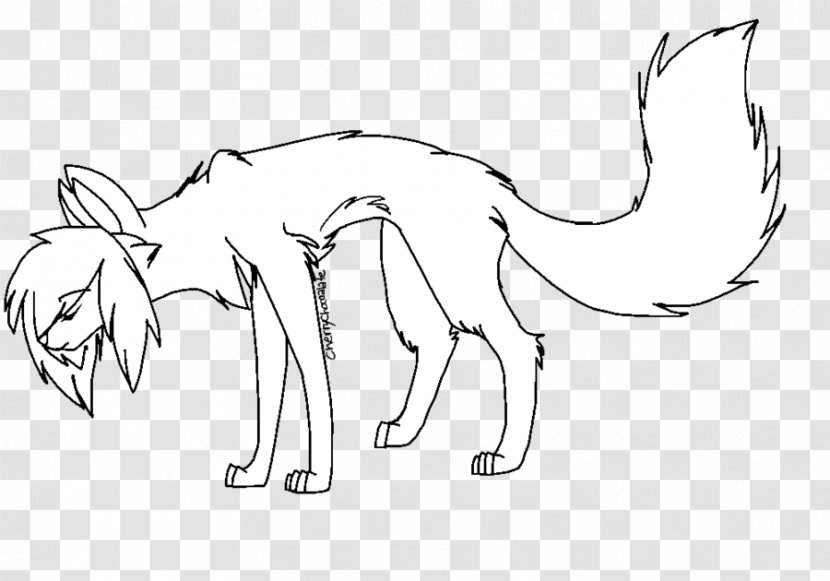 Cat Line Art Drawing Dog Sketch - Tree Transparent PNG