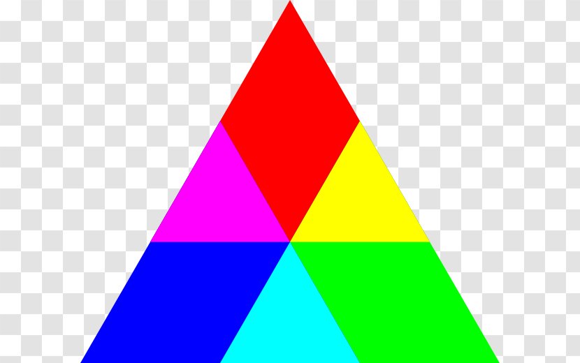 Penrose Triangle RGB Color Model Clip Art - Pencils Vector Transparent PNG