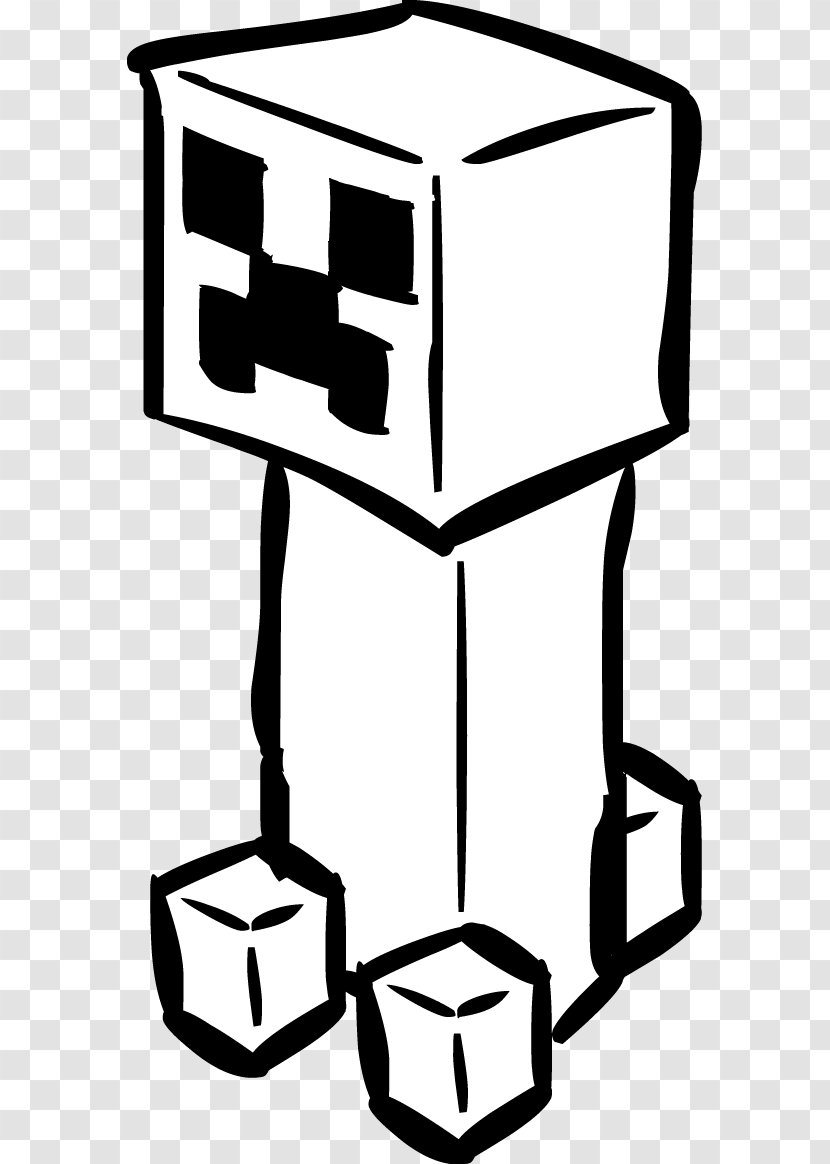 Minecraft Creeper Coloring Book Drawing Clip Art - Scalable Vector Graphics - Gold Miner Cartoon Transparent PNG