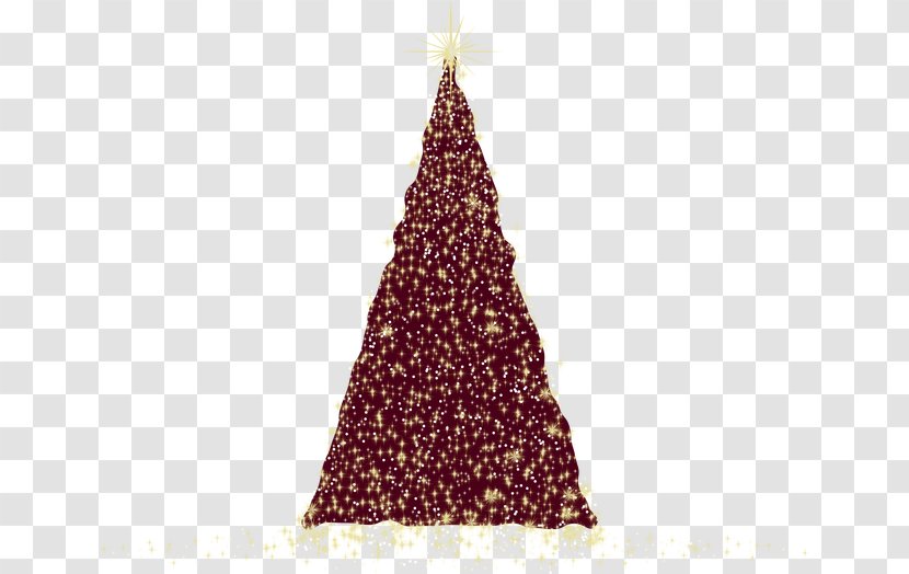Christmas Tree Ornament Maroon Triangle Pattern - Vector Transparent PNG