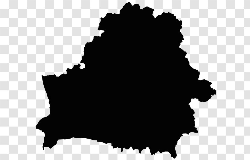 Belarus Map Royalty-free - Silhouette Transparent PNG