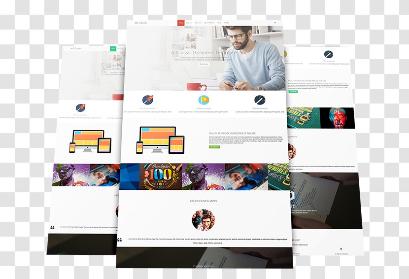 Responsive Web Design Template Monster Joomla WordPress - System - Business Theme Transparent PNG