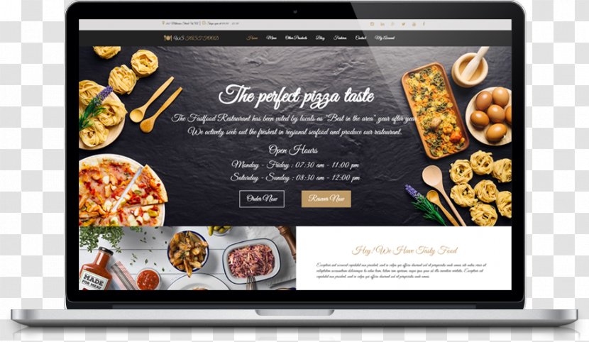 Fast Food WooCommerce Pizza Restaurant WordPress - Online Ordering Transparent PNG