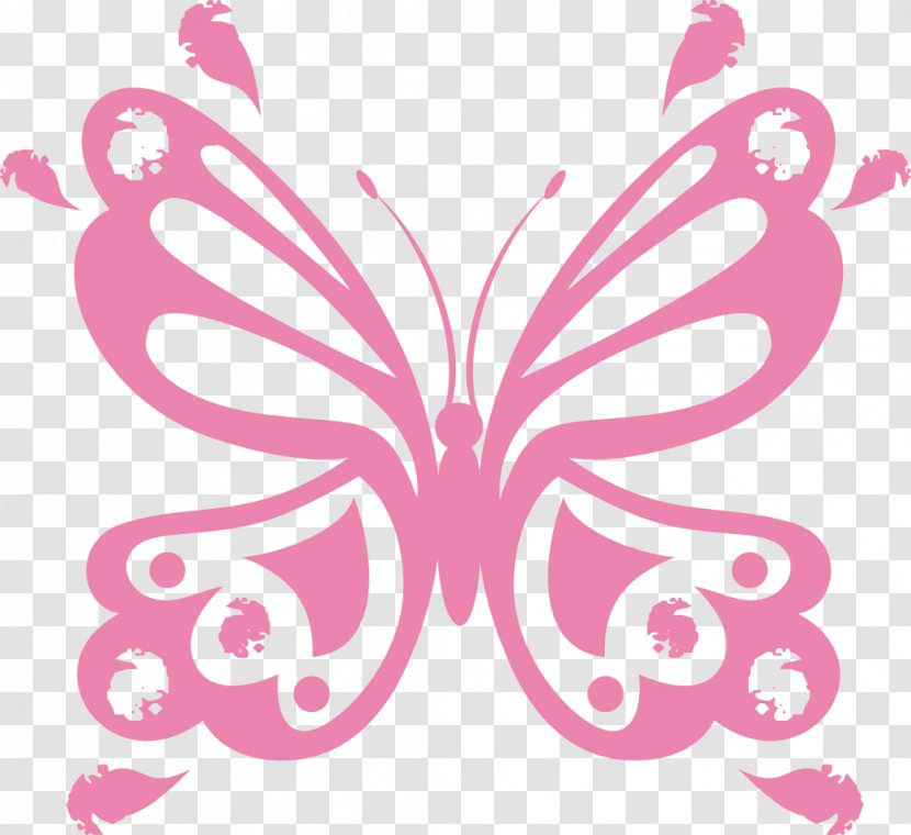 Brush-footed Butterflies Butterfly Visual Arts Clip Art - Petal Transparent PNG