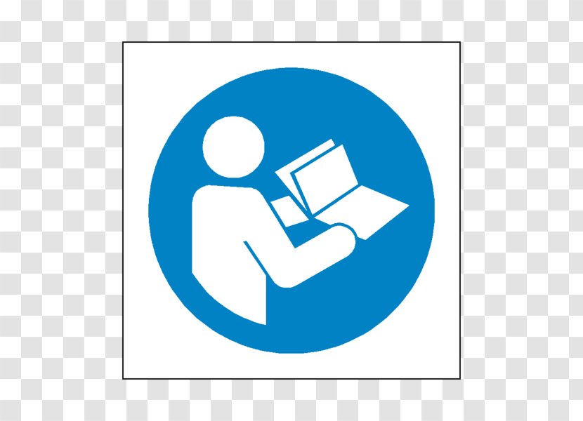 ISO 7010 Product Manuals Symbol Label Sign - Computer Software - Instruction Transparent PNG
